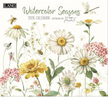 Load image into Gallery viewer, Lang Watercolor Seasons 2026 Wall Calendar
