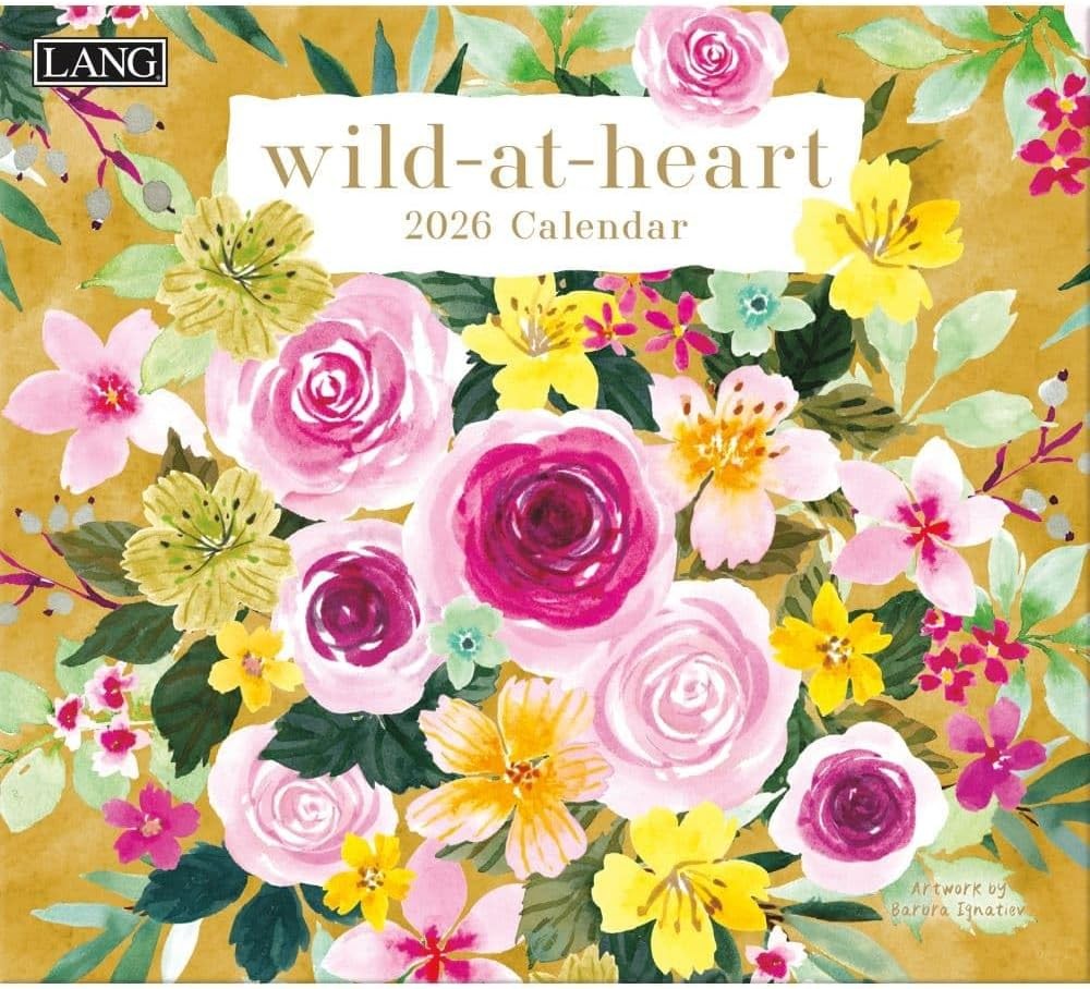 Lang Wild at Heart 2026 Wall Calendar
