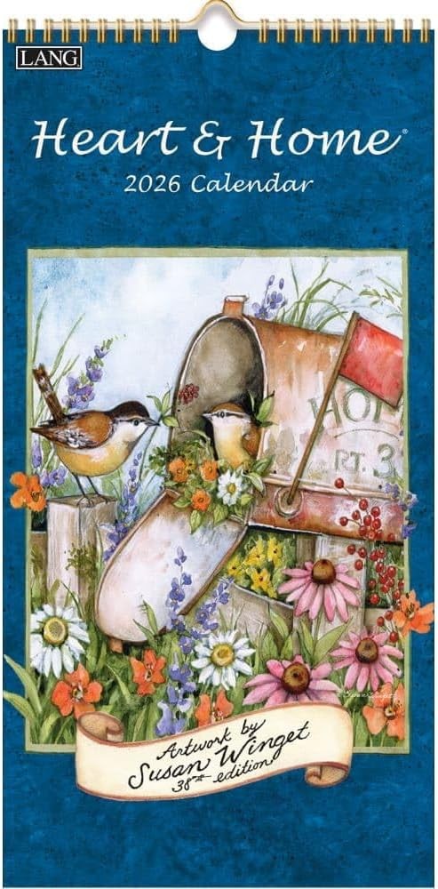 Lang Heart and Home 2026 Vertical Wall Calendar