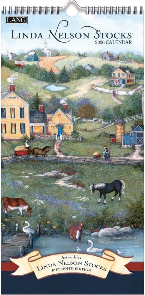 Lang Linda Nelson Stocks 2026 Vertical Wall Calendar