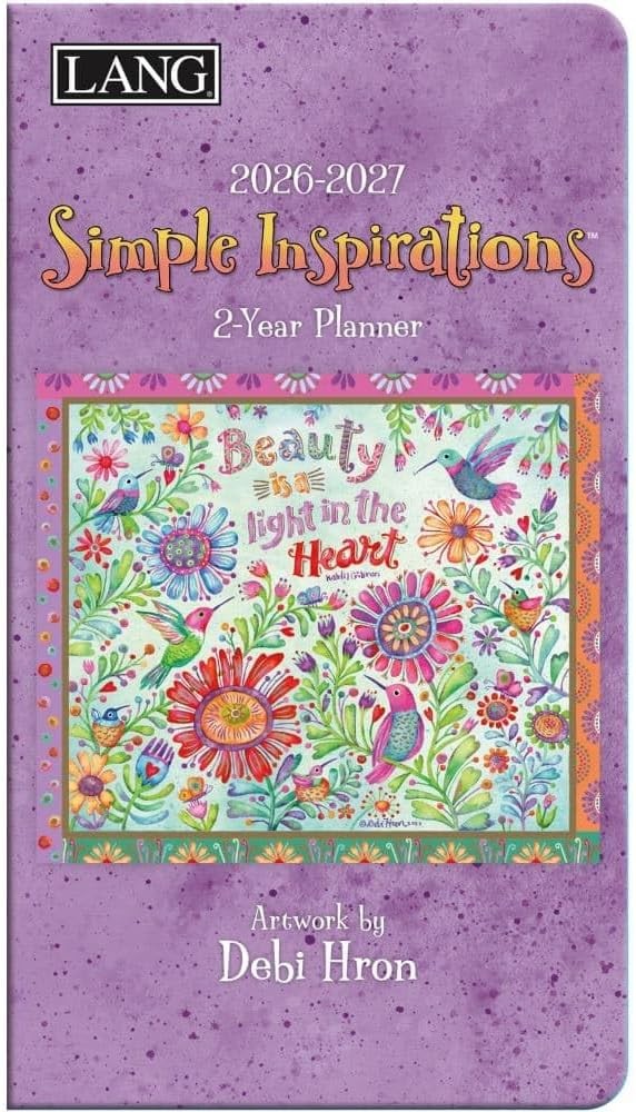 Lang Simple Inspirations 2026 2-Year Pocket Planner