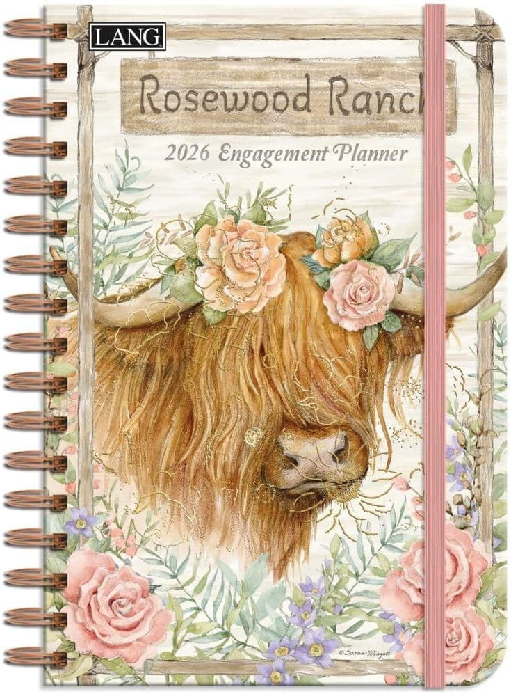 Lang Rosewood Ranch 2026 Spiral Engagement Planner