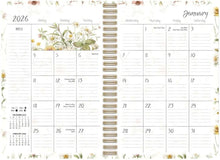 Load image into Gallery viewer, Lang Watercolor Seasons 2026 Spiral Engagement Planner
