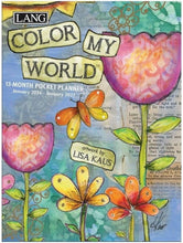 Load image into Gallery viewer, Lang Color My World 2026 Monthly Pocket Planner
