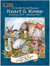 Load image into Gallery viewer, Lang Heart and Home 2026 Monthly Pocket Planner
