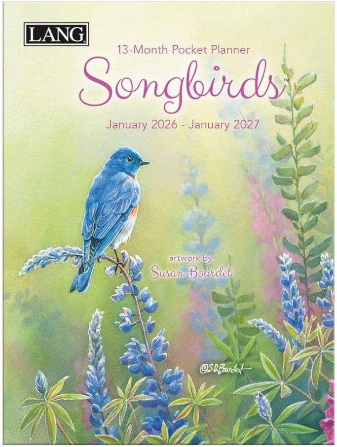 Lang Songbirds 2026 Monthly Pocket Planner