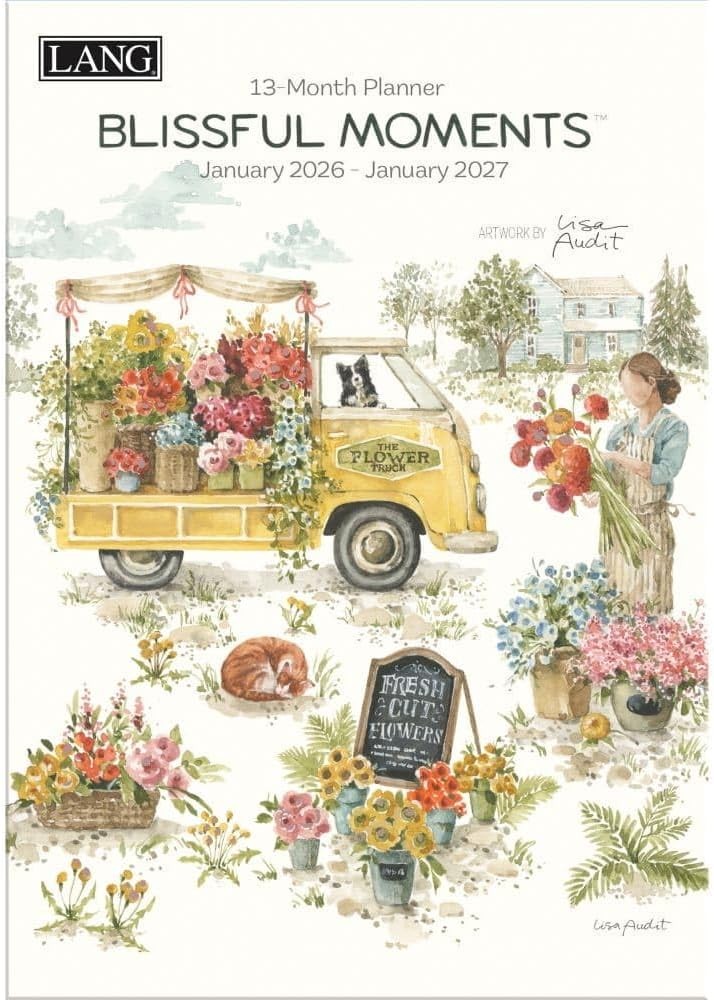 Lang Blissful Moments 2026 Monthly Planner