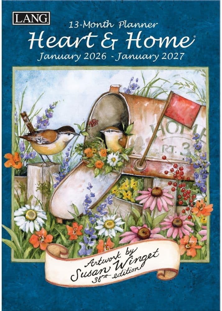 Lang Heart and Home 2026 Monthly Planner