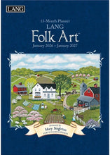 Load image into Gallery viewer, Lang Folk Art 2026 Monthly Planner
