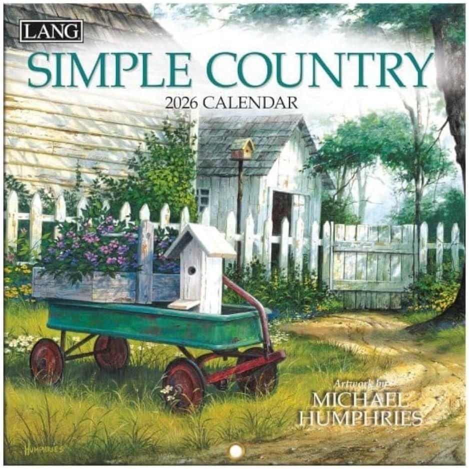 Lang Simple Country 2026 Mini Wall Calendar