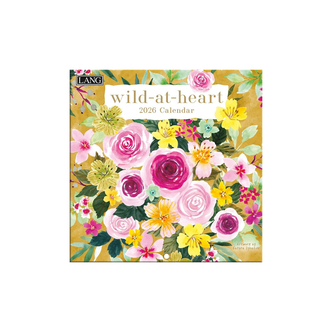Lang Wild At Heart 2026 Mini Wall Calendar