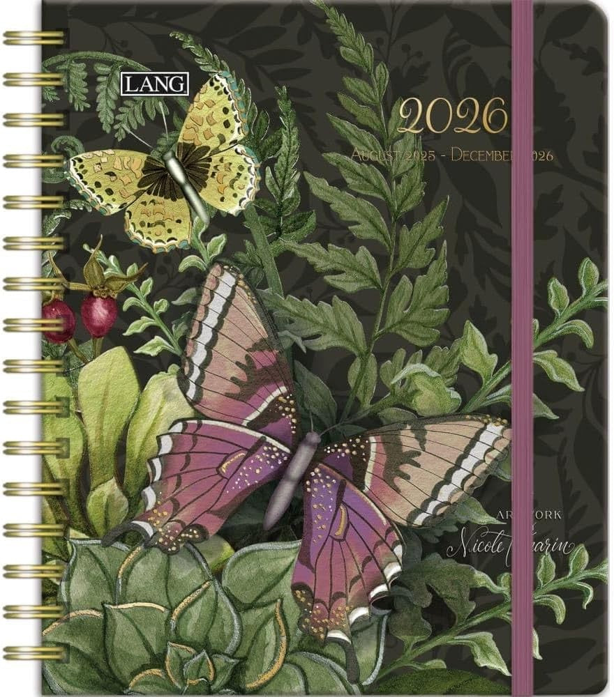 Lang Midnight Garden 2026 Deluxe Planner