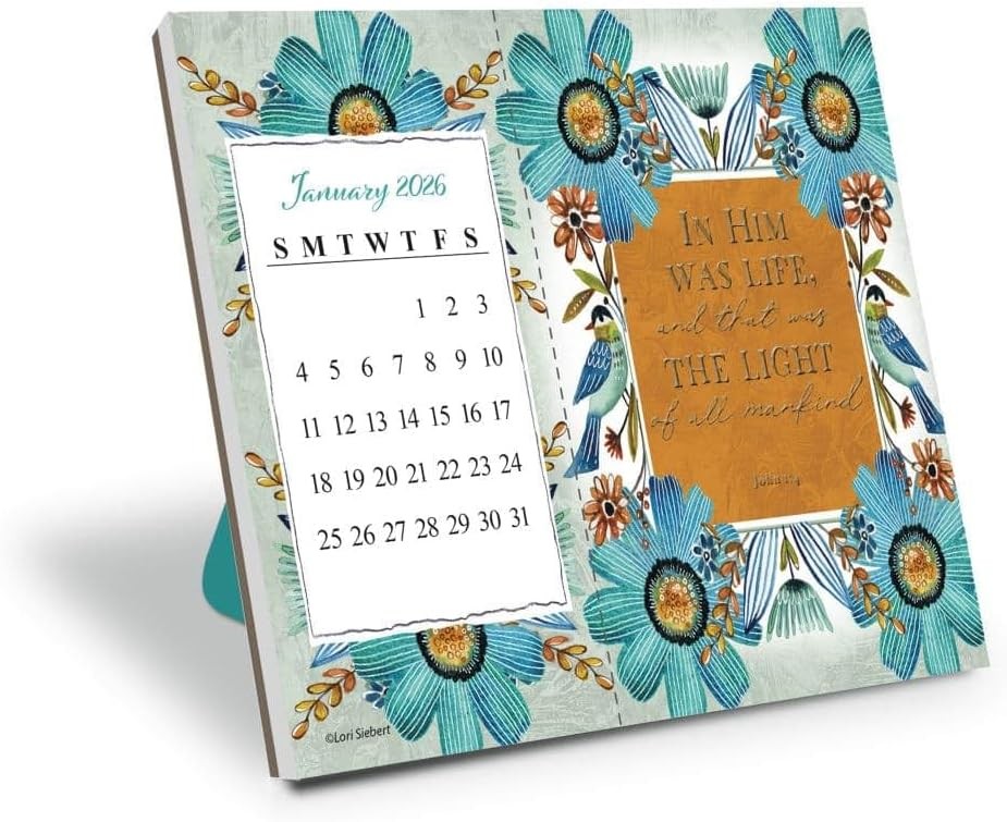 Lang Forever Faithful Postcard 2026 Desk Calendar