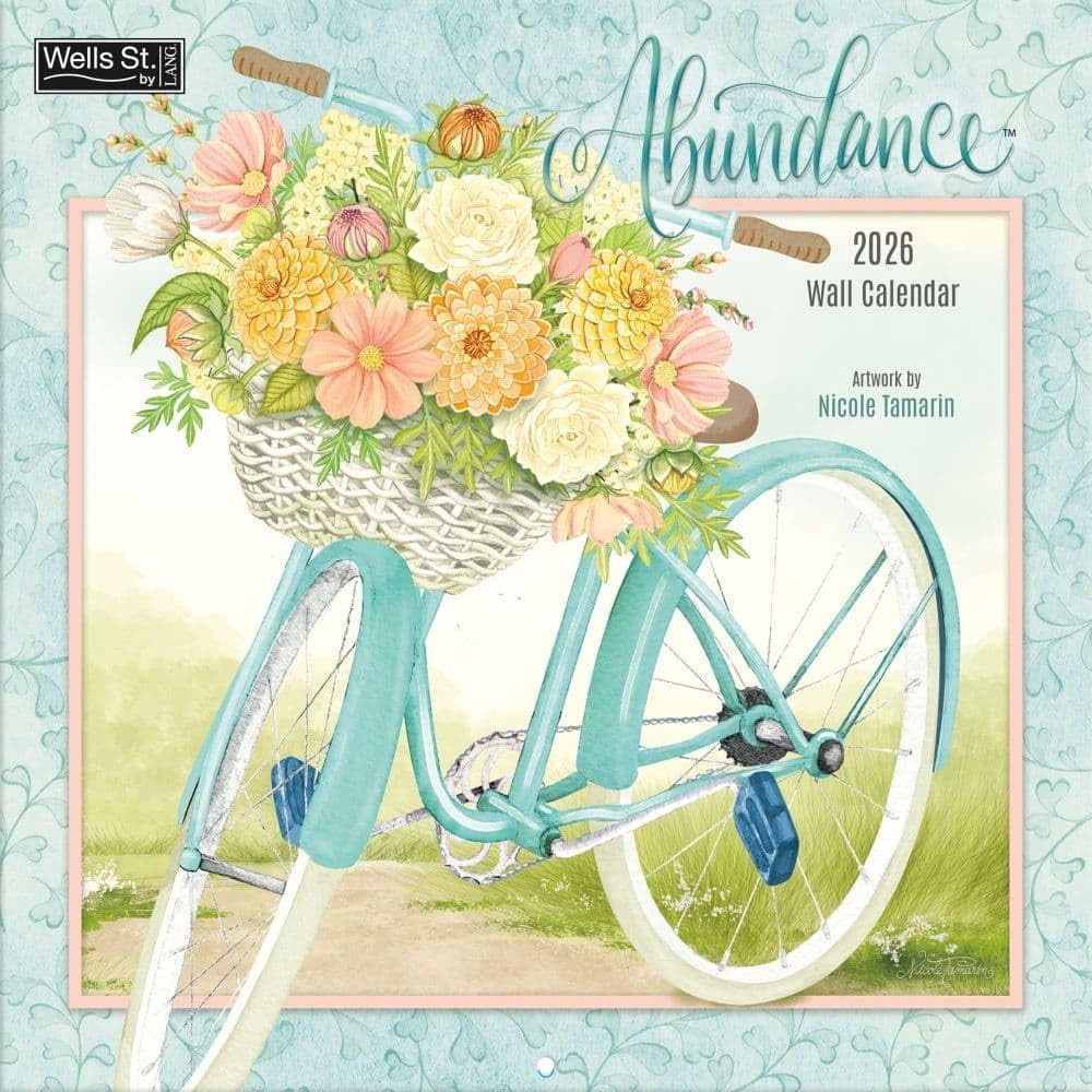 WSBL Abundance 2026 12X12 Wall Calendar