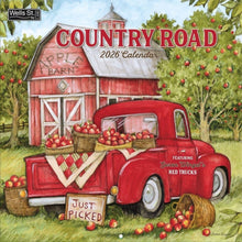 Load image into Gallery viewer, WSBL Country Road 2026 12X12 Wall Calendar
