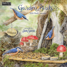 Load image into Gallery viewer, WSBL Garden Birds 2026 12X12 Wall Calendar

