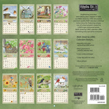 Load image into Gallery viewer, WSBL Garden Birds 2026 12X12 Wall Calendar
