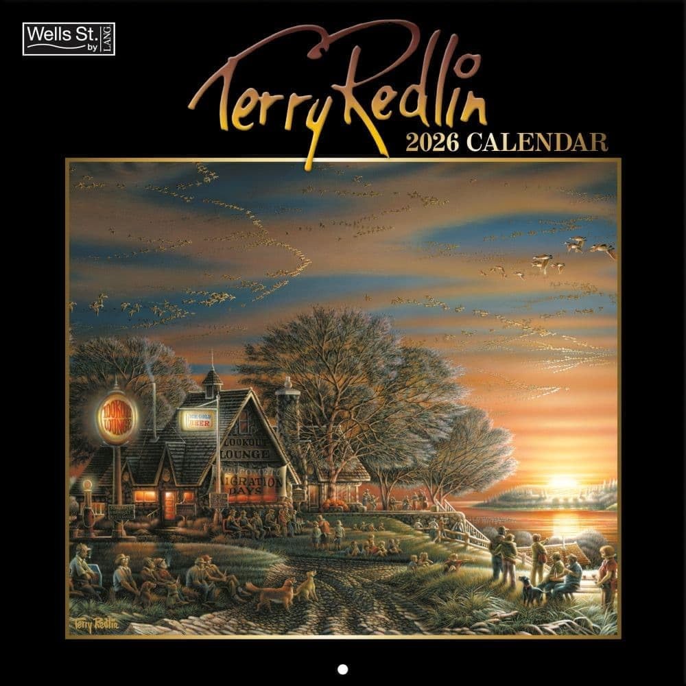 WSBL Terry Redlin 2026 12X12 Wall Calendar