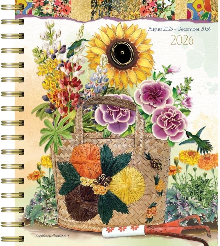 WSBL Botanical Gardens 2026 17 Month Agenda Planner