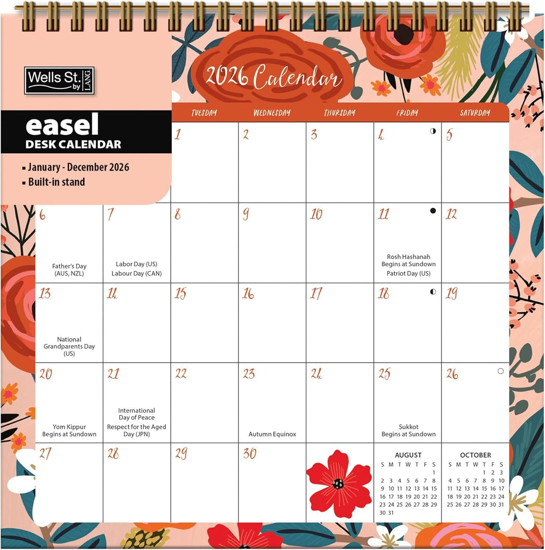 WSBL Shine Within 2026 Easel Desk Calendar