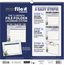 Load image into Gallery viewer, WSBL Botanical Gardens 2026 File-It Calendar
