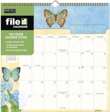 Load image into Gallery viewer, WSBL Butterflies 2026 File-It Calendar
