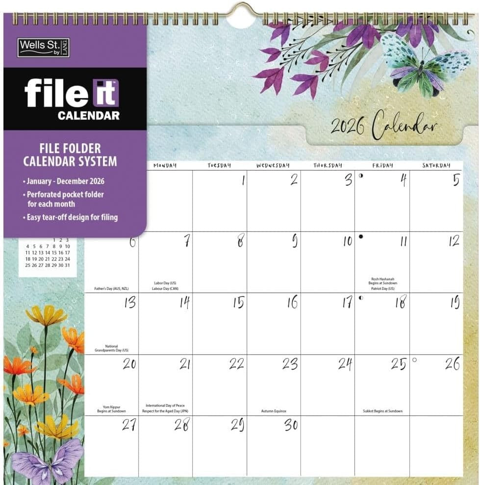 WSBL Country Pleasures 2026 File-It Calendar