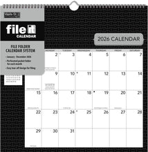 Load image into Gallery viewer, WSBL Office 2026 File-It Calendar
