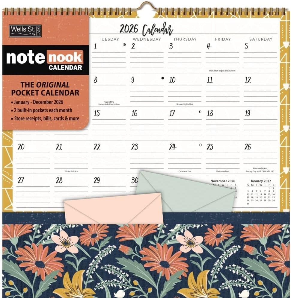 WSBL Flora & Fauna 2026 Note Nook™ Calendar