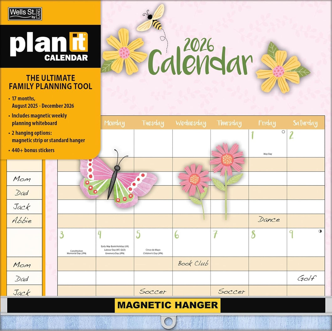 WSBL Family 2026 Plan-It Plus Calendar