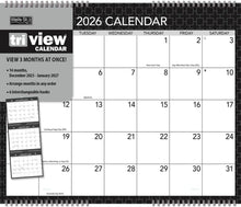 Load image into Gallery viewer, WSBL Office 2026 Tri-View Calendar
