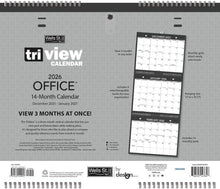 Load image into Gallery viewer, WSBL Office 2026 Tri-View Calendar
