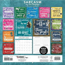 Load image into Gallery viewer, Turner Sarcasm My Love Language 12x12 Photo 2026 Wall Calendar
