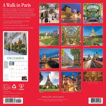 Load image into Gallery viewer, Willow Creek A Walk in Paris 2026 12&quot; x 12&quot; Wall Calendar
