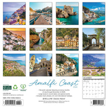 Load image into Gallery viewer, Willow Creek Amalfi Coast 2026 12&quot; x 12&quot; Wall Calendar
