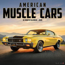 Load image into Gallery viewer, Willow Creek American Muscle Cars 2026 12&quot; x 12&quot; Wall Calendar
