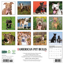 Load image into Gallery viewer, Willow Creek American Pit Bull Terriers 2026 12&quot; x 12&quot; Wall Calendar
