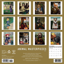 Load image into Gallery viewer, Willow Creek Animal Masterpieces 2026 12&quot; x 12&quot; Wall Calendar
