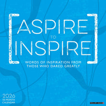 Load image into Gallery viewer, Willow Creek Aspire to Inspire 2026 12&quot; x 12&quot; Wall Calendar

