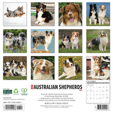 Load image into Gallery viewer, Willow Creek Australian Shepherds 2026 12&quot; x 12&quot; Wall Calendar

