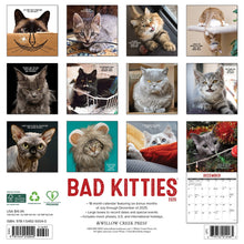 Load image into Gallery viewer, Willow Creek Bad Kitties 2026 12&quot; x 12&quot; Wall Calendar
