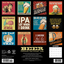 Load image into Gallery viewer, Willow Creek Beer—Through the Years 2026 12&quot; x 12&quot; Wall Calendar
