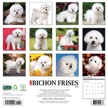 Load image into Gallery viewer, Willow Creek Bichon Frises 2026 12&quot; x 12&quot; Wall Calendar
