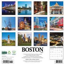 Load image into Gallery viewer, Willow Creek Boston 2026 12&quot; x 12&quot; Wall Calendar

