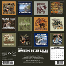 Load image into Gallery viewer, Willow Creek Buck Wear&#39;s Hunting &amp; Fishing Tales 2026 12&quot; x 12&quot; Wall Calendar

