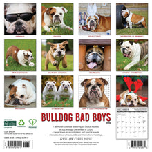 Load image into Gallery viewer, Willow Creek Bulldog Bad Boys 2026 12&quot; x 12&quot; Wall Calendar
