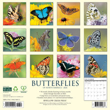 Load image into Gallery viewer, Willow Creek Butterflies 2026 12&quot; x 12&quot; Wall Calendar
