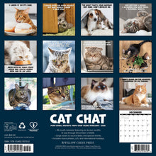 Load image into Gallery viewer, Willow Creek Cat Chat 2026 12&quot; x 12&quot; Wall Calendar
