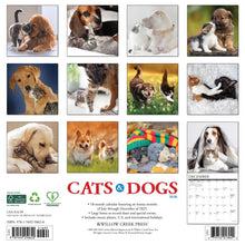 Load image into Gallery viewer, Willow Creek Cats &amp; Dogs 2026 12&quot; x 12&quot; Wall Calendar
