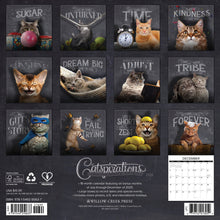 Load image into Gallery viewer, Willow Creek Catspirations 2026 12&quot; x 12&quot; Wall Calendar
